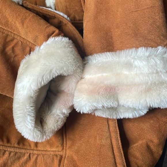 Vintage suede and fur heavy duty jacket - Picture 3 of 4